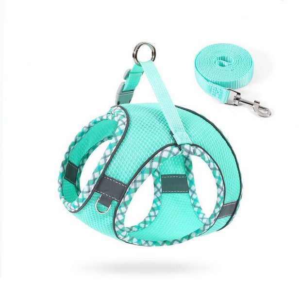 Atmungsaktives Hundegeschirr Mit Leine Verstellbar Sicher