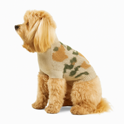 Handgestrickter Rollkragenpullover für Hunde Warm Bequem Musterdesign