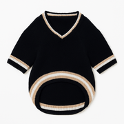 Klassischer Strickpullover für Hunde Eleganter VAusschnitt