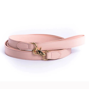Luxuriöses Veganes Hundehalsband Und LeinenSet Rosa Goldfarben Elegant
