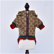 Luxuriöse Kapuzenjacke für Hunde Mit Reißverschluss & Warmem Futter