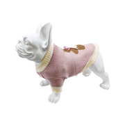 Strickpullover mit Bärenmotiv für kleine Hunde