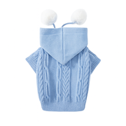 Kapuzen-Strickpullover mit Bommeln für Katzen & kleine Hunde